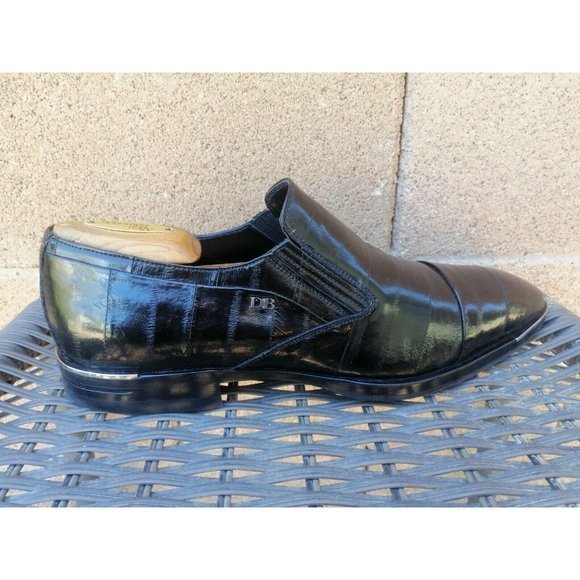 Dino Bigioni‎ Sosnie Black Leather Slip On Size 7 US, Euro sz 40 Made in Italy main image 6